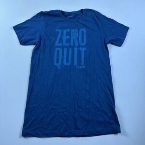 5.11 Tactical T Shirt Graphic Print Mens Medium‎ Blue Zero Quits